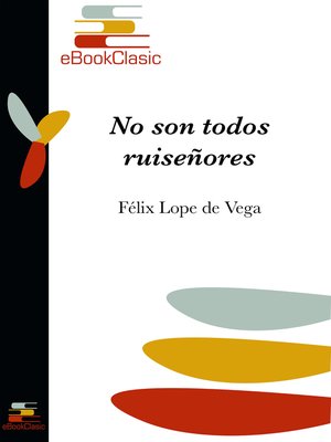 cover image of No son todos ruiseñores (Anotado)